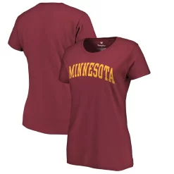 Women's Fanatics Branded Maroon Minnesota Golden Gophers Basic Arch T-Shirt