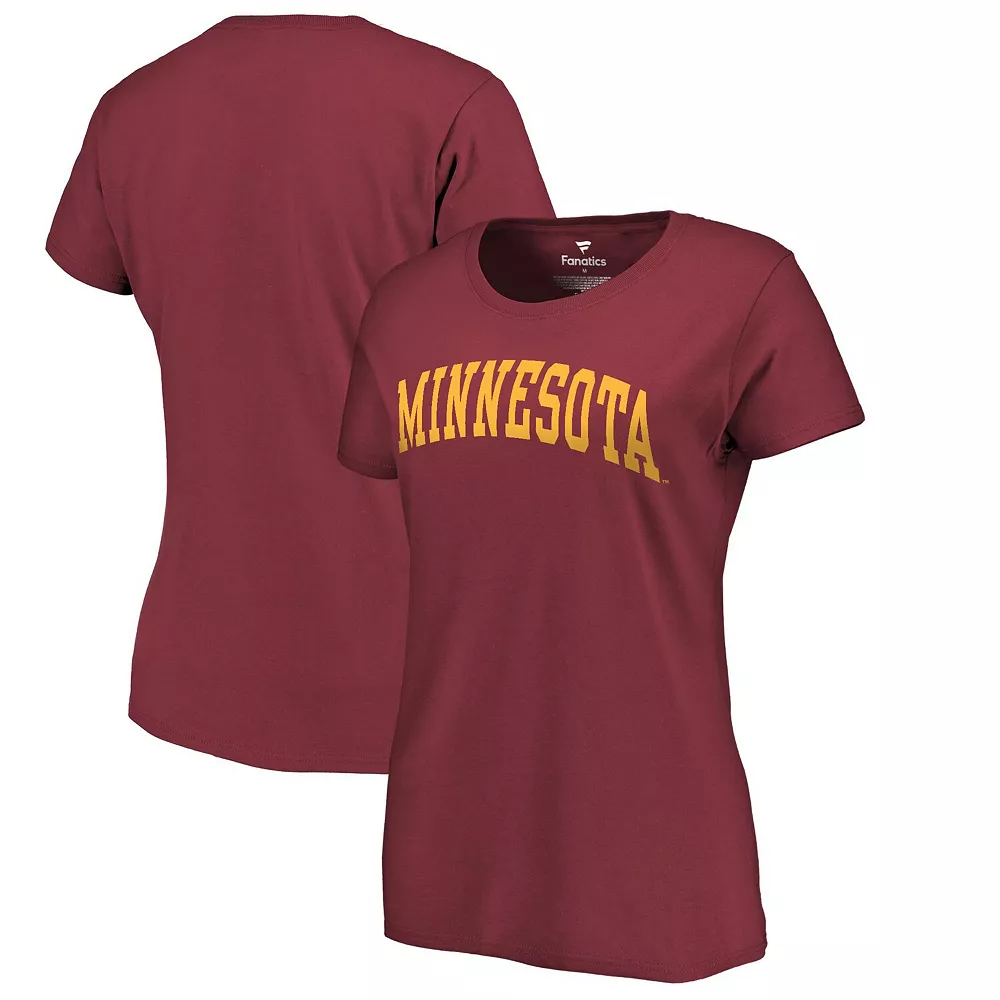 Women's Fanatics Branded Maroon Minnesota Golden Gophers Basic Arch T-Shirt 4 Women's Fanatics Branded Maroon Minnesota Golden Gophers Basic Arch T-Shirt - Image 2