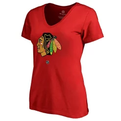 Women's Fanatics Branded Patrick Kane Red Chicago Blackhawks Name and Number V-Neck T-Shirt -Fanatics Clothing Shop 4954047 ALT2