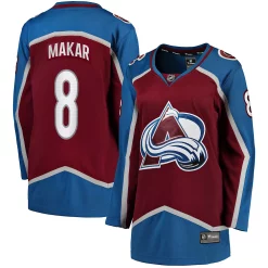 Women's Fanatics Branded Cale Makar Burgundy Colorado Avalanche Home Premier Breakaway Player Jersey