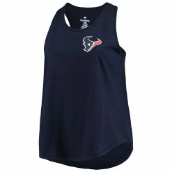 Women's Fanatics Branded Navy Houston Texans Plus Size Racerback Scoop Neck Tank Top -Fanatics Clothing Shop 5038313 ALT2