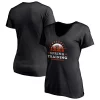Women's Fanatics Branded Black San Francisco Giants 2021 Spring Training Upper Deck V-Neck T-Shirt -Fanatics Clothing Shop 5038840