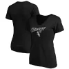 Women's Fanatics Branded Black Chicago White Sox Team Logo Lockup V-Neck T-Shirt -Fanatics Clothing Shop 5040262