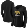 Women's Fanatics Branded Black Pittsburgh Pirates Victory Script V-Neck Long Sleeve T-Shirt -Fanatics Clothing Shop 5053594