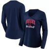Women's Fanatics Branded Navy Cleveland Indians Victory Script V-Neck Long Sleeve T-Shirt 1 Women's Fanatics Branded Navy Cleveland Indians Victory Script V-Neck Long Sleeve T-Shirt -Fanatics Clothing Shop 5053803