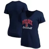 Women's Fanatics Branded Navy Boston Red Sox Victory Script V-Neck T-Shirt -Fanatics Clothing Shop 5054211
