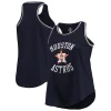Women's Fanatics Branded Navy Houston Astros Plus Size Scoop Neck Ringer Tank Top -Fanatics Clothing Shop 5071075