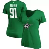 Women's Fanatics Branded Tyler Seguin Kelly Green Dallas Stars Authentic Stack Name & Number V-Neck T-Shirt 2 Women's Fanatics Branded Tyler Seguin Kelly Green Dallas Stars Authentic Stack Name & Number V-Neck T-Shirt -Fanatics Clothing Shop 5071603