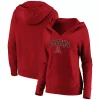 Women's Fanatics Branded Red Arizona Diamondbacks Core Team Lockup V-Neck Pullover Hoodie -Fanatics Clothing Shop 5085003