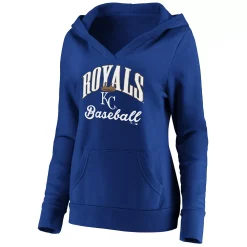Women's Fanatics Branded Royal Kansas City Royals Victory Script Crossover Neck Pullover Hoodie 7 Women's Fanatics Branded Royal Kansas City Royals Victory Script Crossover Neck Pullover Hoodie -Fanatics Clothing Shop 5085092 ALT2