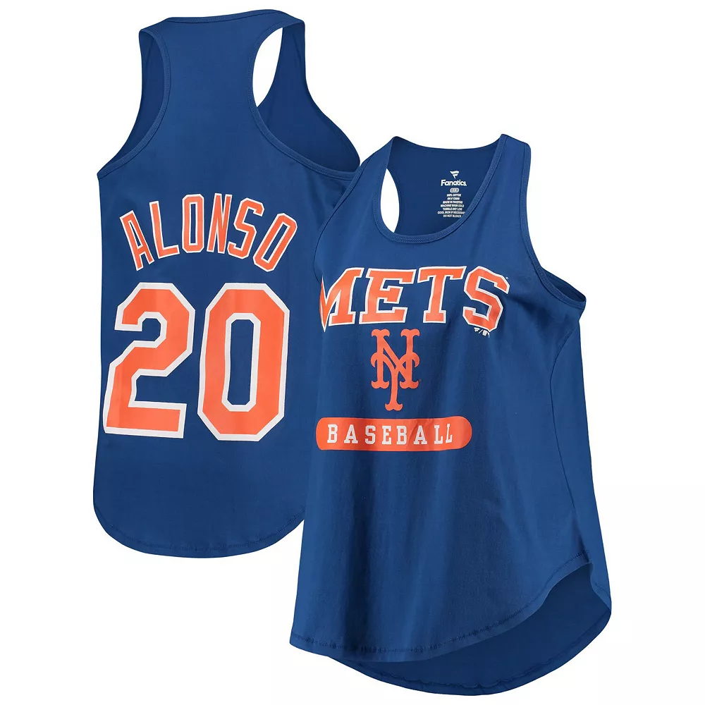Women's Fanatics Branded Pete Alonso Royal New York Mets Plus Size Name & Number Tank Top 4 Women's Fanatics Branded Pete Alonso Royal New York Mets Plus Size Name & Number Tank Top - Image 2