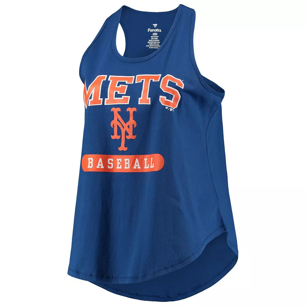 Women's Fanatics Branded Pete Alonso Royal New York Mets Plus Size Name & Number Tank Top 5 Women's Fanatics Branded Pete Alonso Royal New York Mets Plus Size Name & Number Tank Top - Image 3