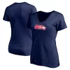 Women's Fanatics Branded College Navy Seattle Seahawks Red, White and Team V-Neck T-Shirt -Fanatics Clothing Shop 5099882