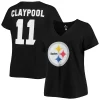 Women's Fanatics Branded Chase Claypool Black Pittsburgh Steelers Plus Size Name & Number V-Neck T-Shirt 1 Women's Fanatics Branded Chase Claypool Black Pittsburgh Steelers Plus Size Name & Number V-Neck T-Shirt -Fanatics Clothing Shop 5099887
