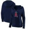 Women's Fanatics Branded Navy Los Angeles Angels Official Logo Crossover V-Neck Pullover Hoodie 2 Women's Fanatics Branded Navy Los Angeles Angels Official Logo Crossover V-Neck Pullover Hoodie -Fanatics Clothing Shop 5100654