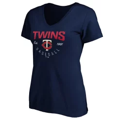 Women's Fanatics Branded Navy Minnesota Twins Live For It V-Neck T-Shirt 7 Women's Fanatics Branded Navy Minnesota Twins Live For It V-Neck T-Shirt -Fanatics Clothing Shop 5101616 ALT2