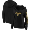 Women's Fanatics Branded Black Pittsburgh Pirates Core High Class Crossover Pullover Hoodie 1 Women's Fanatics Branded Black Pittsburgh Pirates Core High Class Crossover Pullover Hoodie -Fanatics Clothing Shop 5101633