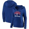 Women's Fanatics Branded Royal Texas Rangers Victory Script Crossover Neck Pullover Hoodie -Fanatics Clothing Shop 5101726
