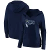 Women's Fanatics Branded Navy Tampa Bay Rays Core Team Lockup V-Neck Pullover Hoodie -Fanatics Clothing Shop 5112676
