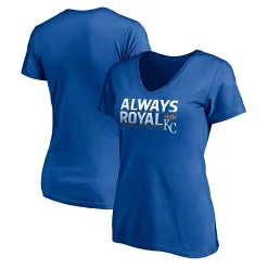 Women's Fanatics Branded Royal Kansas City Royals Hometown V-Neck T-Shirt