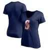 Women's Fanatics Branded Navy Seattle Mariners Red White & Team V-Neck T-Shirt -Fanatics Clothing Shop 5219389