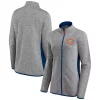 Women's Fanatics Branded Heathered Gray/Navy Chicago Bears Block Party Primary Logo Full-Zip Jacket 1 Women's Fanatics Branded Heathered Gray/Navy Chicago Bears Block Party Primary Logo Full-Zip Jacket -Fanatics Clothing Shop 5250995