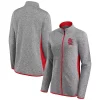 Women's Fanatics Branded Heathered Charcoal St. Louis Cardinals Primary Logo Fleece Full-Zip Jacket -Fanatics Clothing Shop 5251552