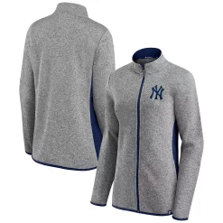 Women's Fanatics Branded Heathered Charcoal New York Yankees Primary Logo Fleece Full-Zip Jacket 6 Women's Fanatics Branded Heathered Charcoal New York Yankees Primary Logo Fleece Full-Zip Jacket -Fanatics Clothing Shop 5251592 ALT