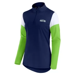 Women's Fanatics Branded College Navy/Neon Green Seattle Seahawks Block Party Team Authentic Quarter-Zip Jacket 7 Women's Fanatics Branded College Navy/Neon Green Seattle Seahawks Block Party Team Authentic Quarter-Zip Jacket -Fanatics Clothing Shop 5251752 ALT2