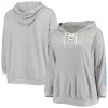 Women's Fanatics Branded Heathered Gray Los Angeles Chargers Plus Size Lace-Up Pullover Hoodie 1 Women's Fanatics Branded Heathered Gray Los Angeles Chargers Plus Size Lace-Up Pullover Hoodie -Fanatics Clothing Shop 5365913