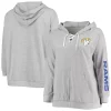 Women's Fanatics Branded Heathered Gray Los Angeles Rams Plus Size Lace-Up Pullover Hoodie 2 Women's Fanatics Branded Heathered Gray Los Angeles Rams Plus Size Lace-Up Pullover Hoodie -Fanatics Clothing Shop 5366202