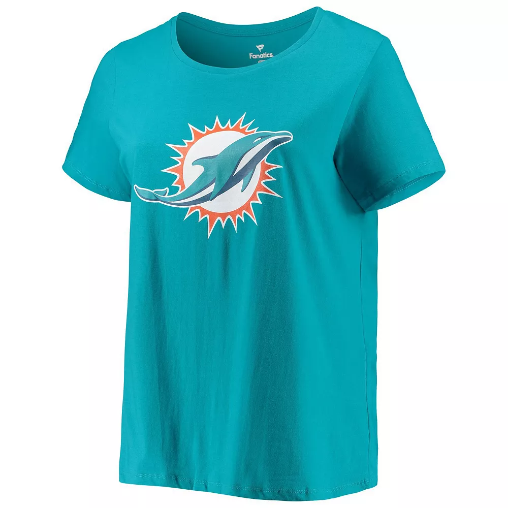 Women's Fanatics Branded Tua Tagovailoa Aqua Miami Dolphins Plus Size Name & Number T-Shirt 5 Women's Fanatics Branded Tua Tagovailoa Aqua Miami Dolphins Plus Size Name & Number T-Shirt - Image 3