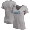 Women's Fanatics Branded Heathered Gray Charlotte Hornets Plus Size Mascot In Bounds V-Neck T-Shirt 1 Women's Fanatics Branded Heathered Gray Charlotte Hornets Plus Size Mascot In Bounds V-Neck T-Shirt -Fanatics Clothing Shop 5372739