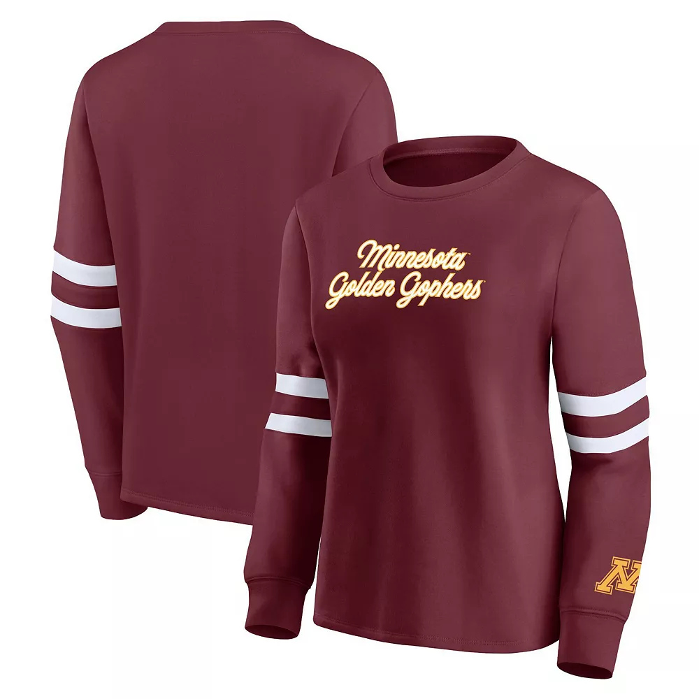Women's Fanatics Branded Maroon Minnesota Golden Gophers Home Stretch Pullover Sweatshirt 4 Women's Fanatics Branded Maroon Minnesota Golden Gophers Home Stretch Pullover Sweatshirt - Image 2
