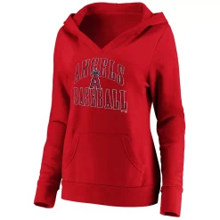 Women's Fanatics Branded Red Los Angeles Angels Victory Script Crossover Neck Pullover Hoodie 5 Women's Fanatics Branded Red Los Angeles Angels Victory Script Crossover Neck Pullover Hoodie -Fanatics Clothing Shop 5380487 ALT2