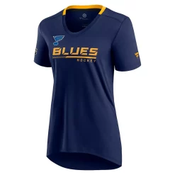 Women's Fanatics Branded Navy St. Louis Blues Authentic Pro Locker Room T-Shirt -Fanatics Clothing Shop 5382854 ALT2