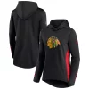Women's Fanatics Branded Black/Red Chicago Blackhawks Authentic Pro Locker Room Pullover Hoodie 1 Women's Fanatics Branded Black/Red Chicago Blackhawks Authentic Pro Locker Room Pullover Hoodie -Fanatics Clothing Shop 5385172