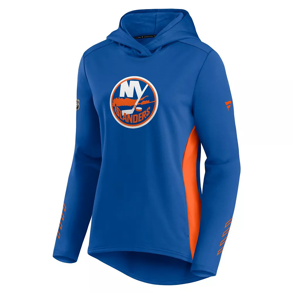 Women's Fanatics Branded Royal/Orange New York Islanders Authentic Pro Locker Room Pullover Hoodie 5 Women's Fanatics Branded Royal/Orange New York Islanders Authentic Pro Locker Room Pullover Hoodie - Image 3