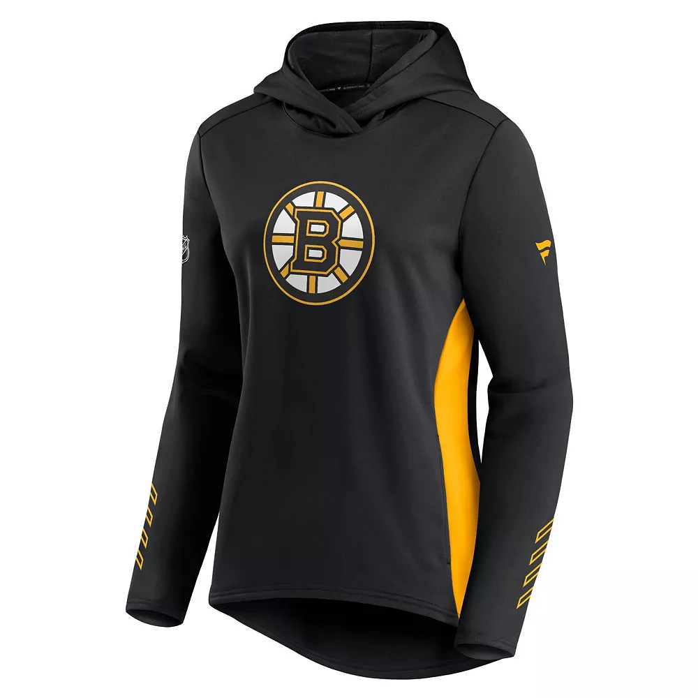 Women's Fanatics Branded Black/Gold Boston Bruins Authentic Pro Locker Room Pullover Hoodie 5 Women's Fanatics Branded Black/Gold Boston Bruins Authentic Pro Locker Room Pullover Hoodie - Image 3