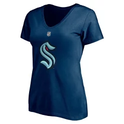 Women's Fanatics Branded Philipp Grubauer Deep Sea Blue Seattle Kraken Authentic Stack Name & Number V-Neck T-Shirt 7 Women's Fanatics Branded Philipp Grubauer Deep Sea Blue Seattle Kraken Authentic Stack Name & Number V-Neck T-Shirt -Fanatics Clothing Shop 5386871 ALT2