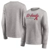 Women's Fanatics Branded Heathered Gray Arizona Diamondbacks Crew Pullover Sweater -Fanatics Clothing Shop 5398925