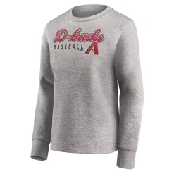 Women's Fanatics Branded Heathered Gray Arizona Diamondbacks Crew Pullover Sweater 7 Women's Fanatics Branded Heathered Gray Arizona Diamondbacks Crew Pullover Sweater -Fanatics Clothing Shop 5398925 ALT2