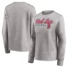 Women's Fanatics Branded Heathered Gray Boston Red Sox Crew Pullover Sweater -Fanatics Clothing Shop 5399545