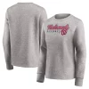 Women's Fanatics Branded Heathered Gray Washington Nationals Crew Pullover Sweater -Fanatics Clothing Shop 5400063