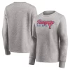 Women's Fanatics Branded Heathered Gray Texas Rangers Crew Pullover Sweater -Fanatics Clothing Shop 5401871