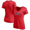 Women's Fanatics Branded Red Florida Panthers Plus Size Mascot In Bounds V-Neck T-Shirt