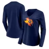 Women's Fanatics Branded Navy Houston Astros Hometown Collection Orbit Long Sleeve V-Neck T-Shirt -Fanatics Clothing Shop 5409422