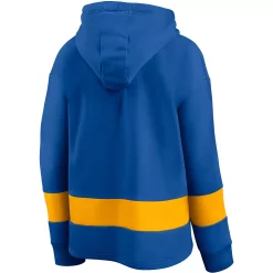 Women's Fanatics Branded Blue/Gold St. Louis Blues Colors of Pride Colorblock Pullover Hoodie -Fanatics Clothing Shop 5412985 ALT2