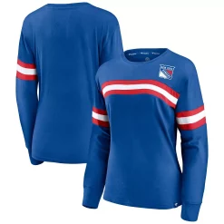 Women's Fanatics Branded Blue New York Rangers Block Party Primary Logo Fashion Long Sleeve T-Shirt 6 Women's Fanatics Branded Blue New York Rangers Block Party Primary Logo Fashion Long Sleeve T-Shirt -Fanatics Clothing Shop 5416637 ALT