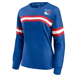 Women's Fanatics Branded Blue New York Rangers Block Party Primary Logo Fashion Long Sleeve T-Shirt 7 Women's Fanatics Branded Blue New York Rangers Block Party Primary Logo Fashion Long Sleeve T-Shirt -Fanatics Clothing Shop 5416637 ALT2
